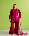 3 Piece Printed Khaddar Suit