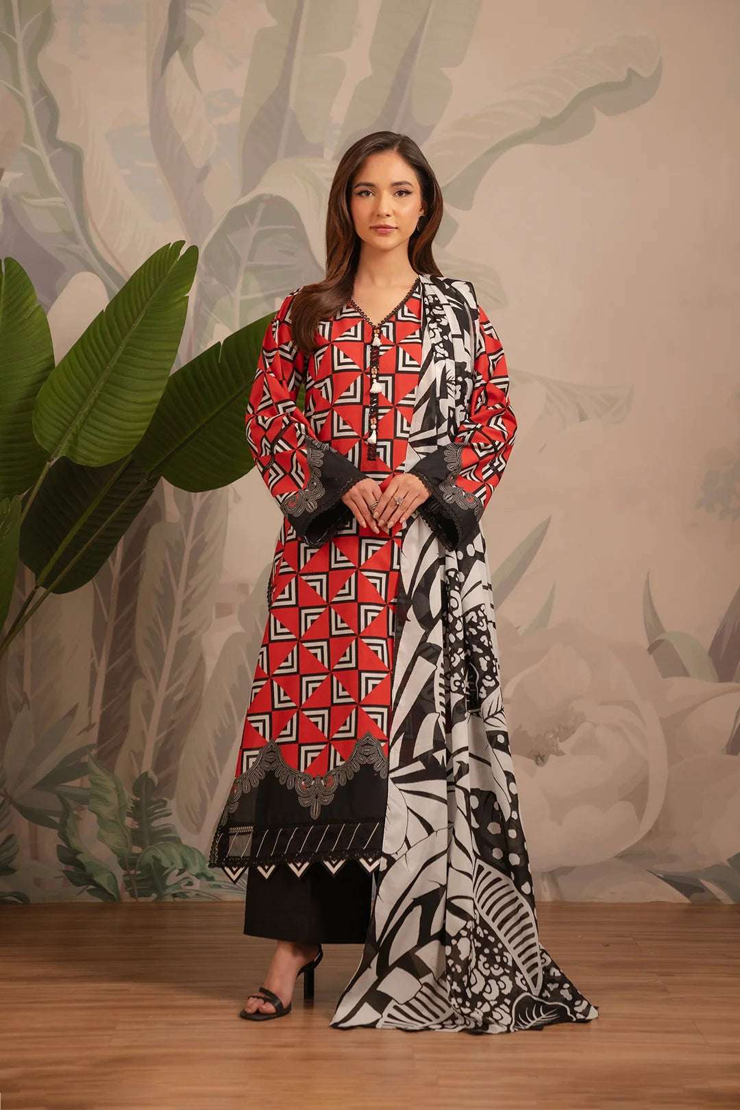 3 Piece Printed Lawn Suit