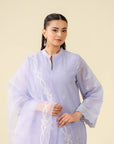 3 Piece Embroidered Badla Suit Pret SS - 25