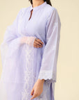 3 Piece Embroidered Badla Suit Pret SS - 25
