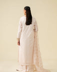 3 Piece Embroidered Badla Suit
