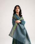 3 Piece Printed Lawn Suit Beena Unstitched - 26