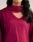 3 Piece Printed Lawn Suit Beena Unstitched - 26