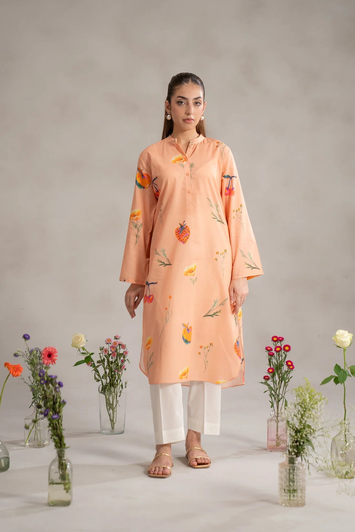 1 Piece Printed Lawn Shirt Pret SS - 25