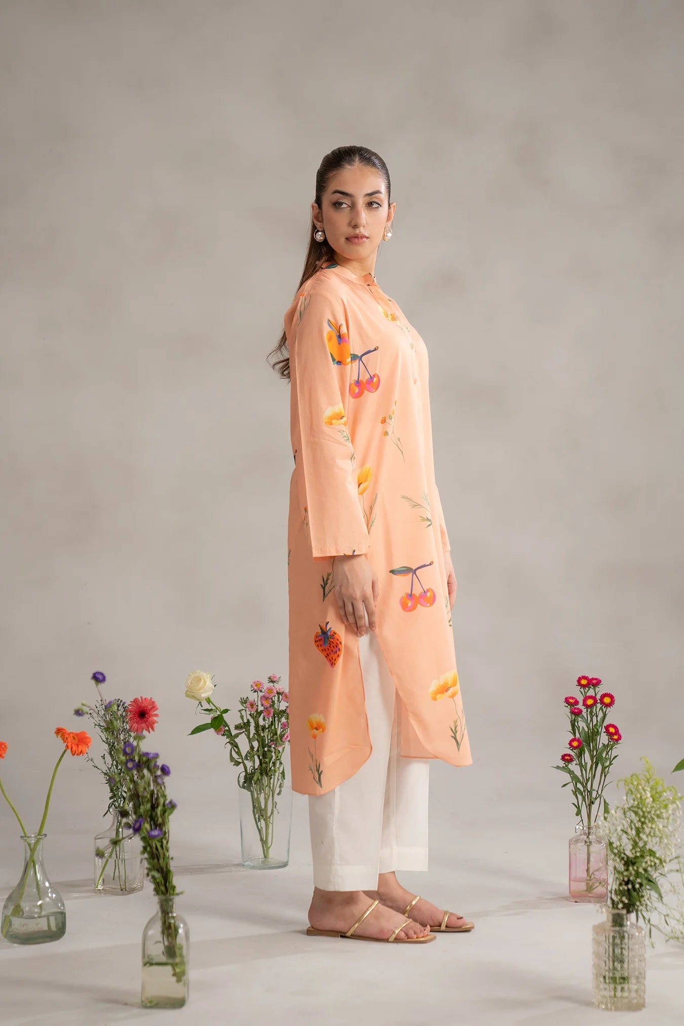 1 Piece Printed Lawn Shirt Pret SS - 25