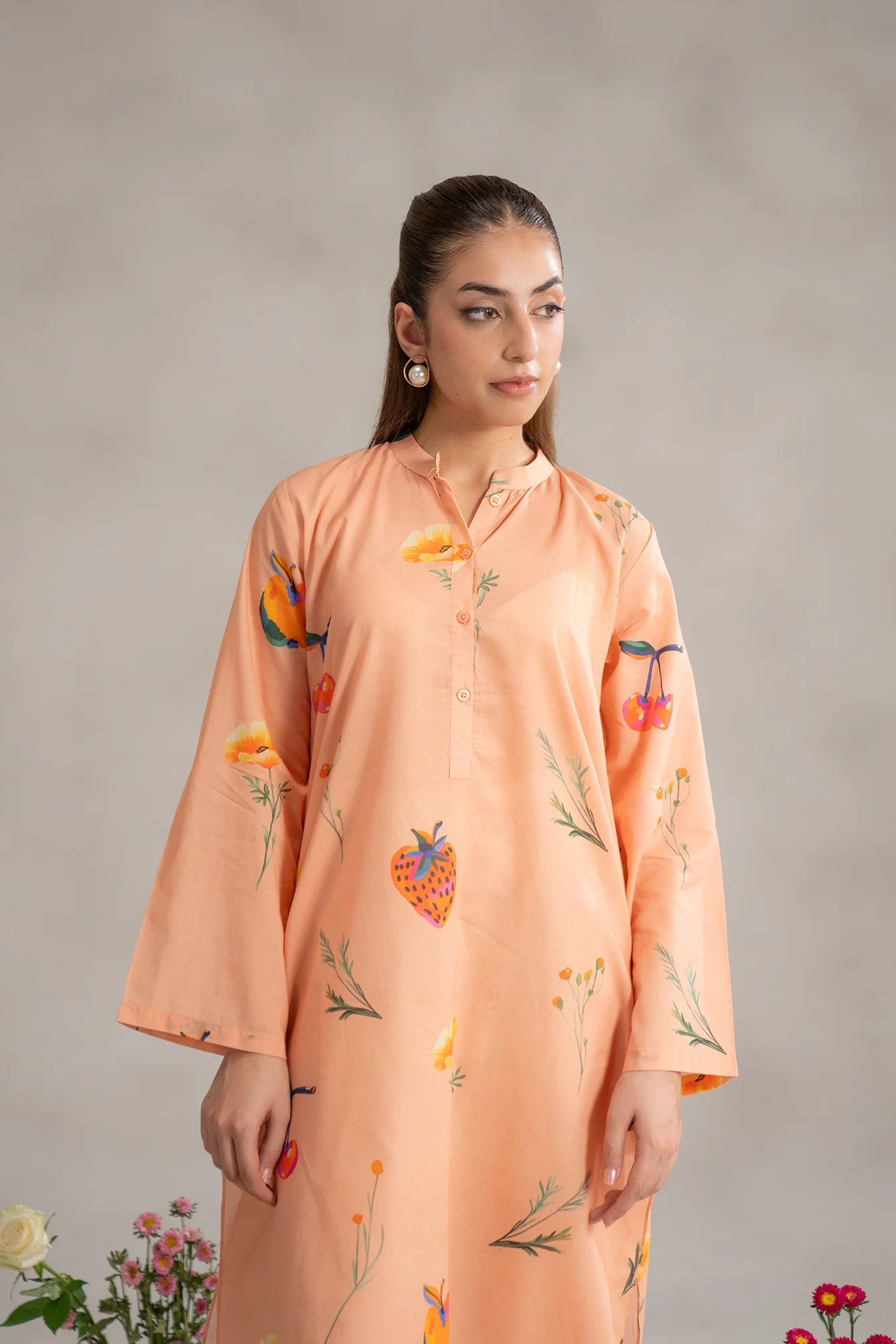 1 Piece Printed Lawn Shirt Pret SS - 25