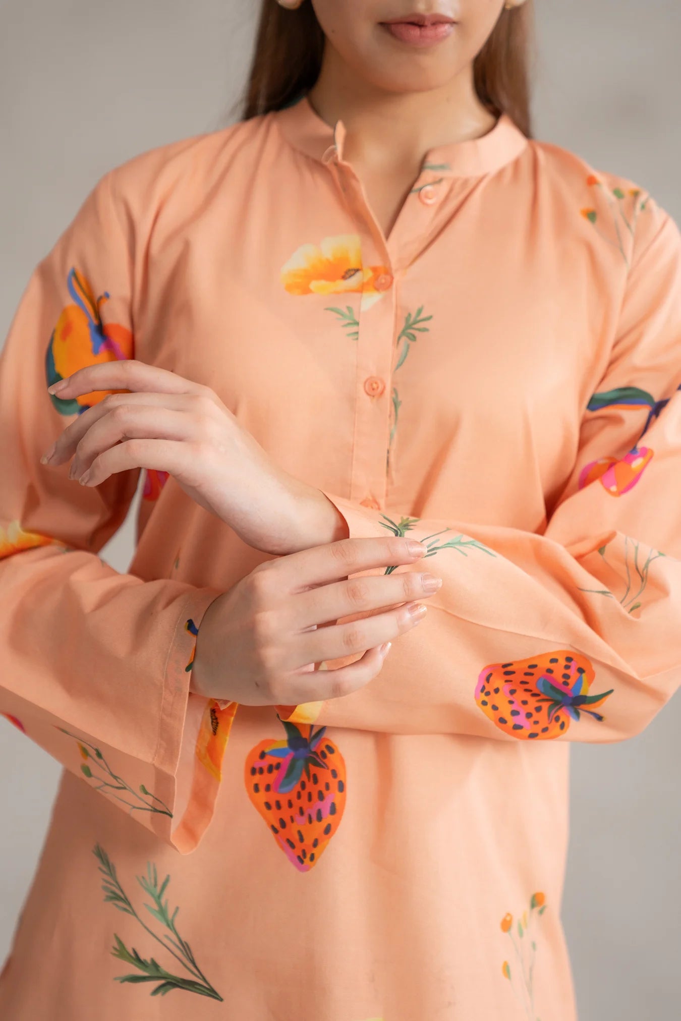 1 Piece Printed Lawn Shirt Pret SS - 25