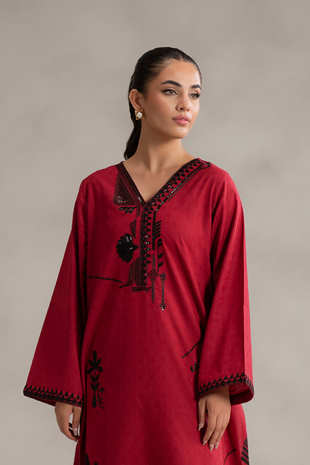 2 Piece Embroidered Lawn Suit Pret SS - 25
