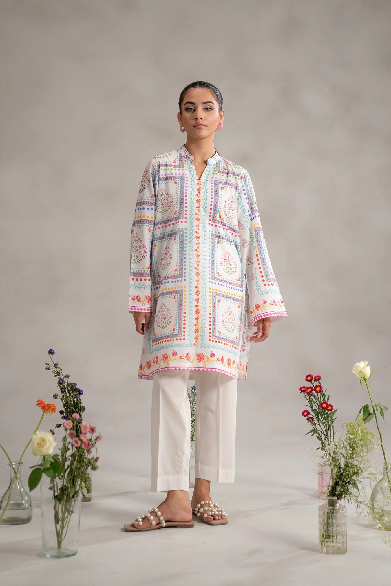 1 Piece Printed Lawn Shirt Pret SS - 25