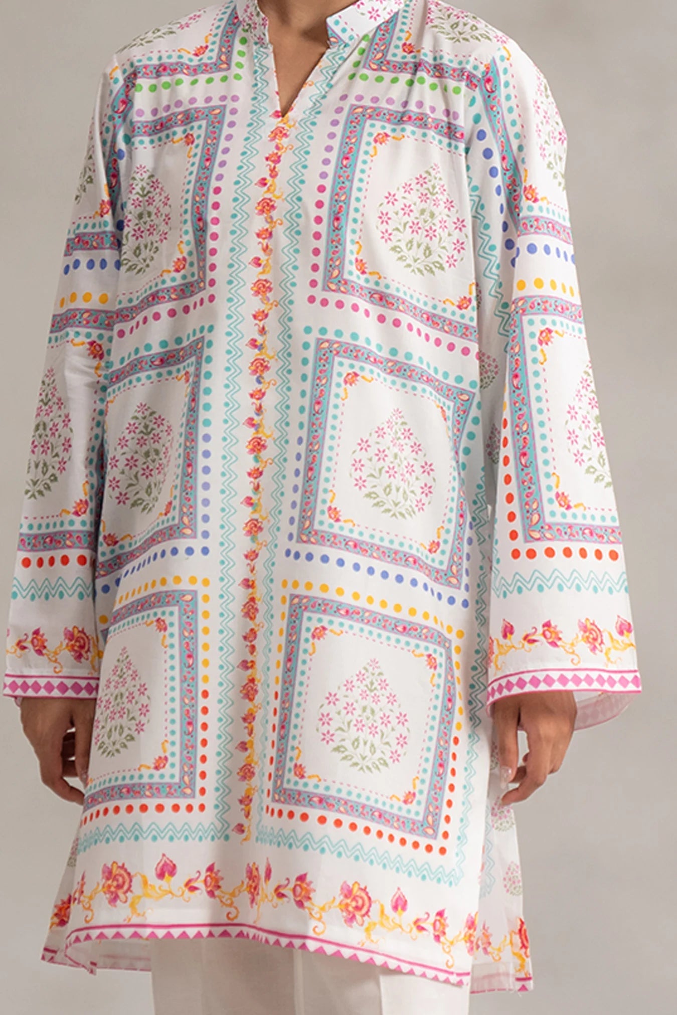 1 Piece Printed Lawn Shirt Pret SS - 25