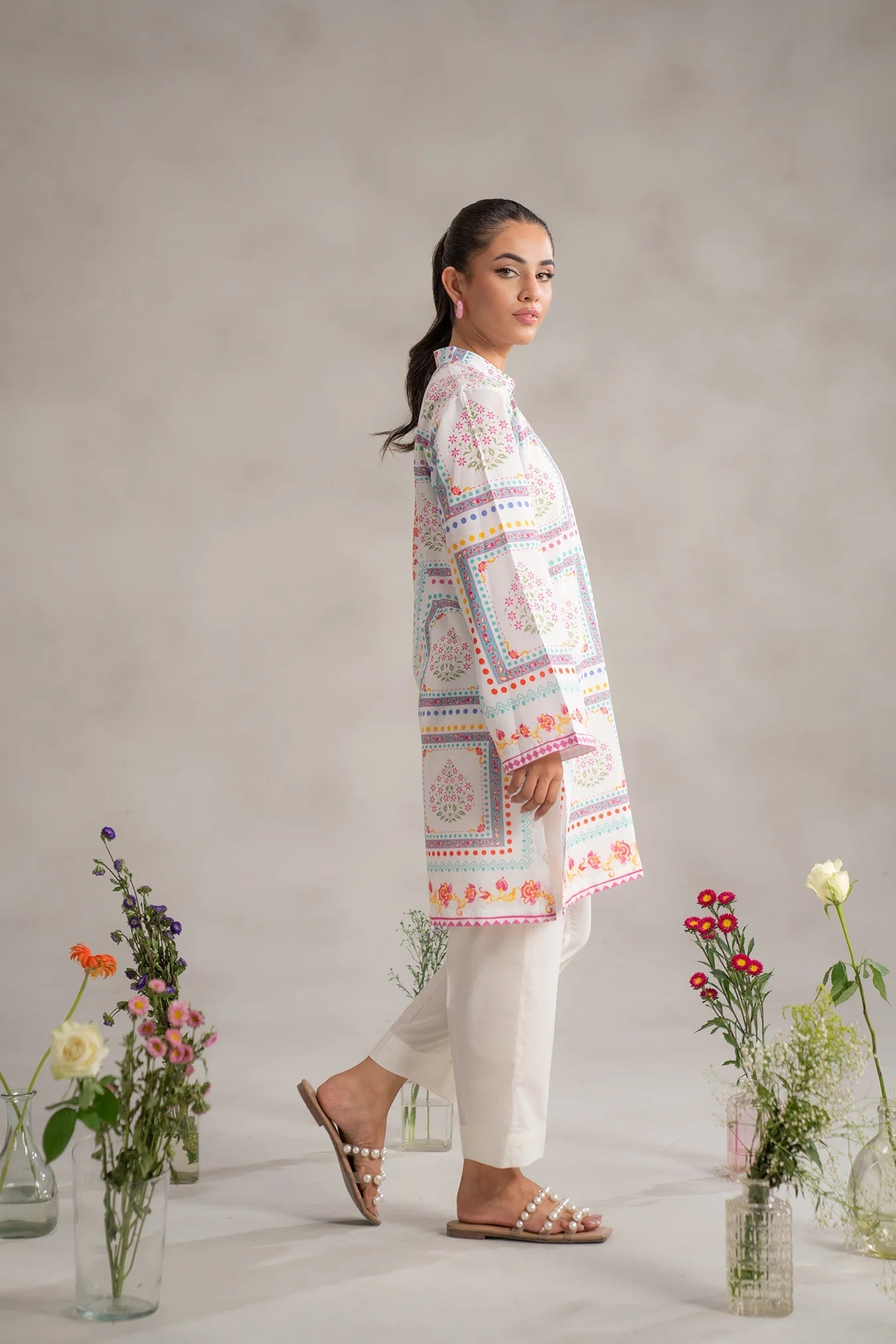 1 Piece Printed Lawn Shirt Pret SS - 25