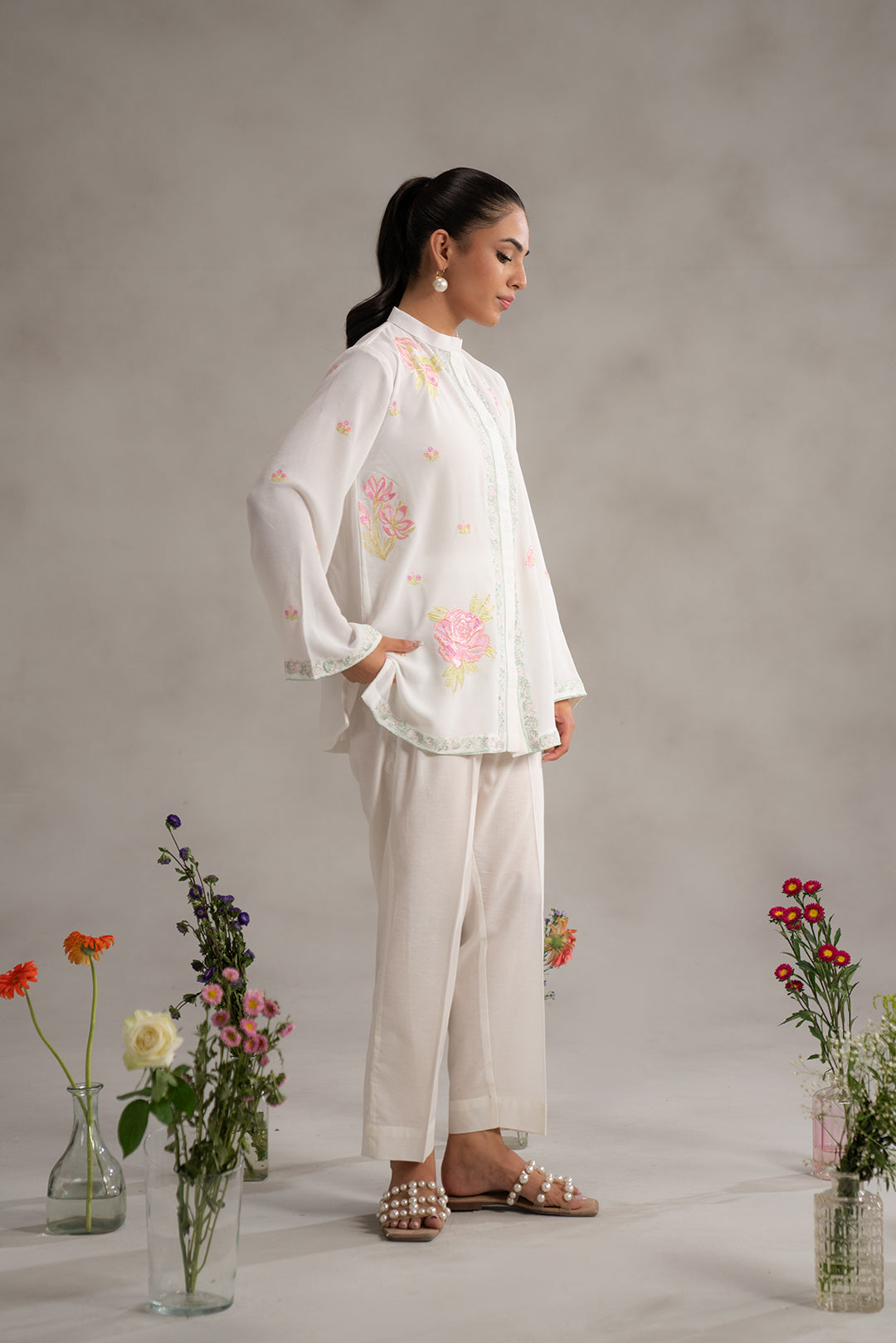 1 Piece Embroidered Shirt Pret SS - 25