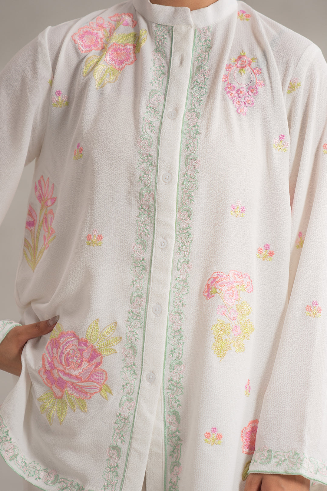 1 Piece Embroidered Shirt Pret SS - 25