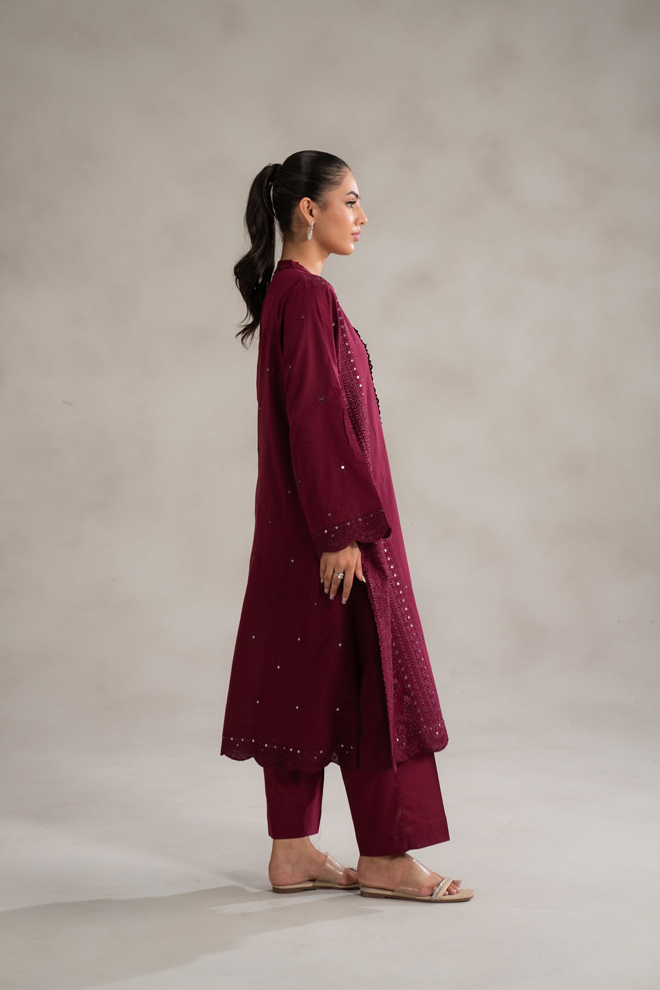 2 Piece Embroidered Lawn Suit Pret SS - 25