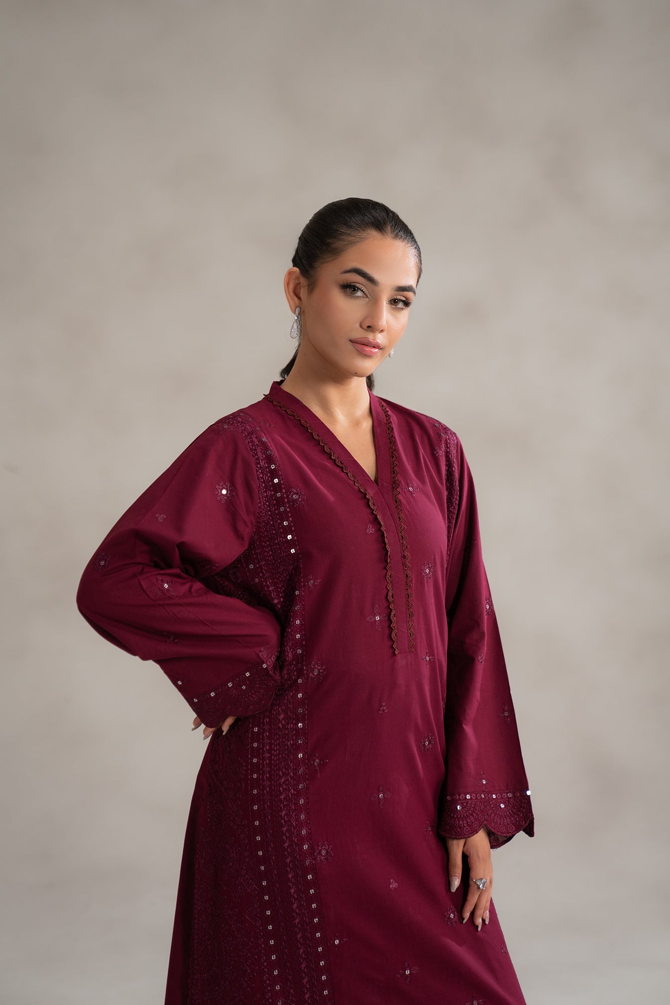 2 Piece Embroidered Lawn Suit Pret SS - 25