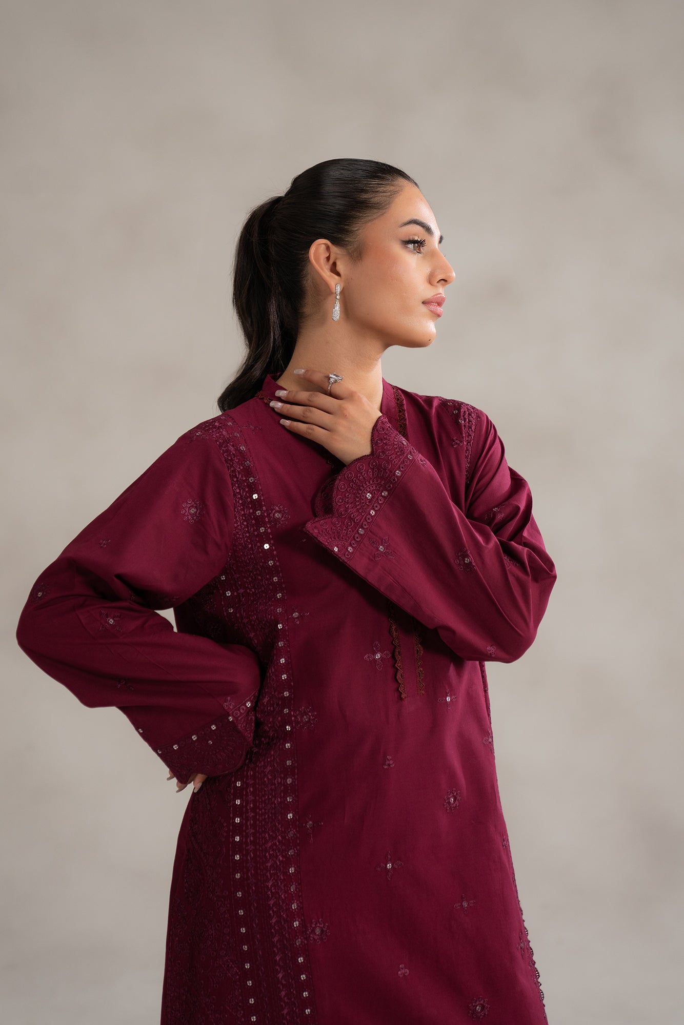 2 Piece Embroidered Lawn Suit Pret SS - 25