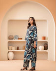 2 Piece Printed Cambric Suit Unstitched Winter-24
