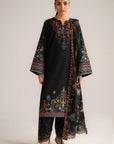 3 Piece Printed Linen Suit