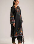 3 Piece Printed Linen Suit