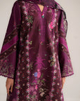 3 Piece Printed Linen Suit Unstitched - 26