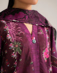 3 Piece Printed Linen Suit Unstitched - 26