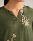 1 Piece Embroidered Kaftan Pret SS - 26