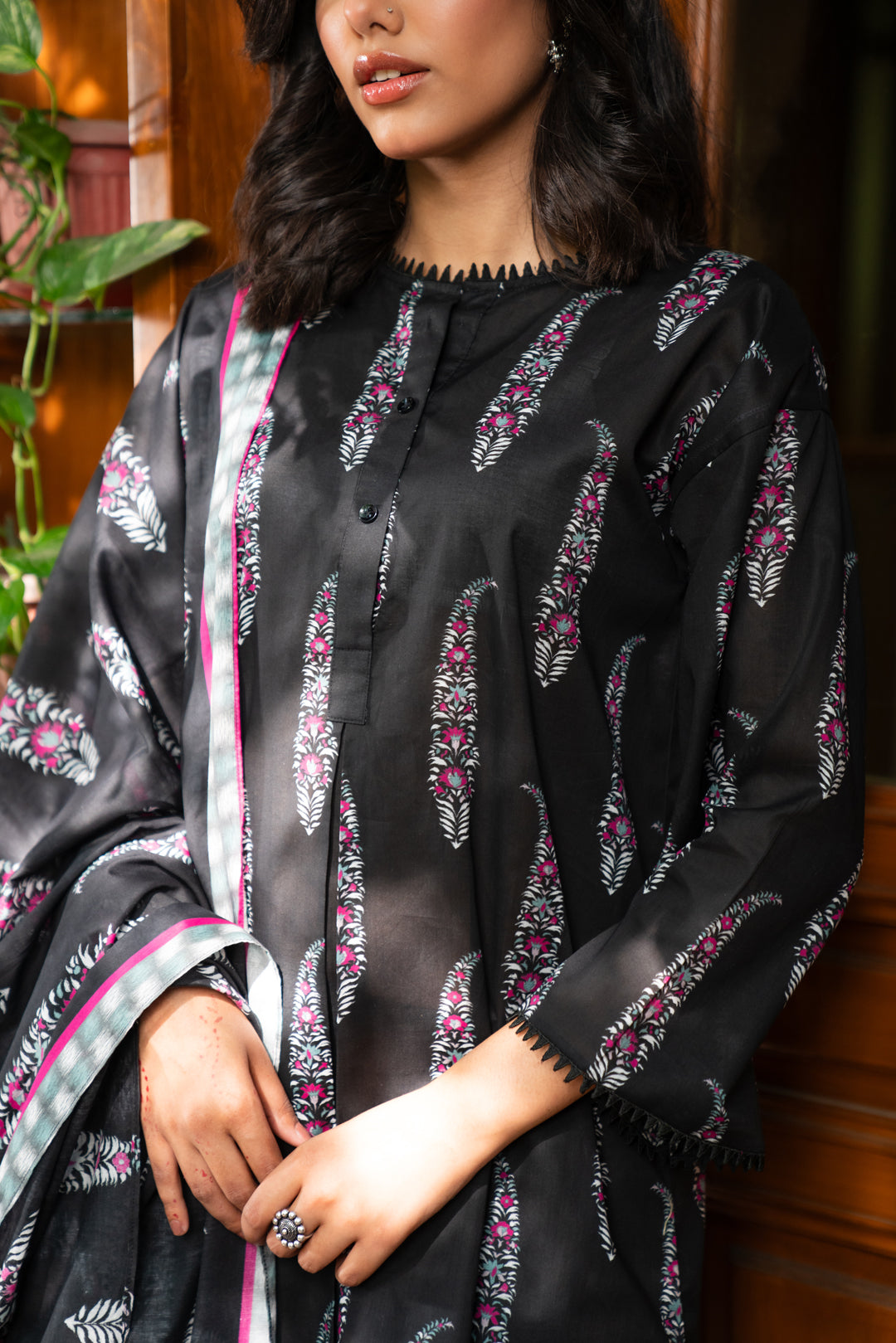 3 Piece Printed Lawn Suit Beena