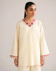 2 Piece Embroidered Cambric Suit Pret SS - 26