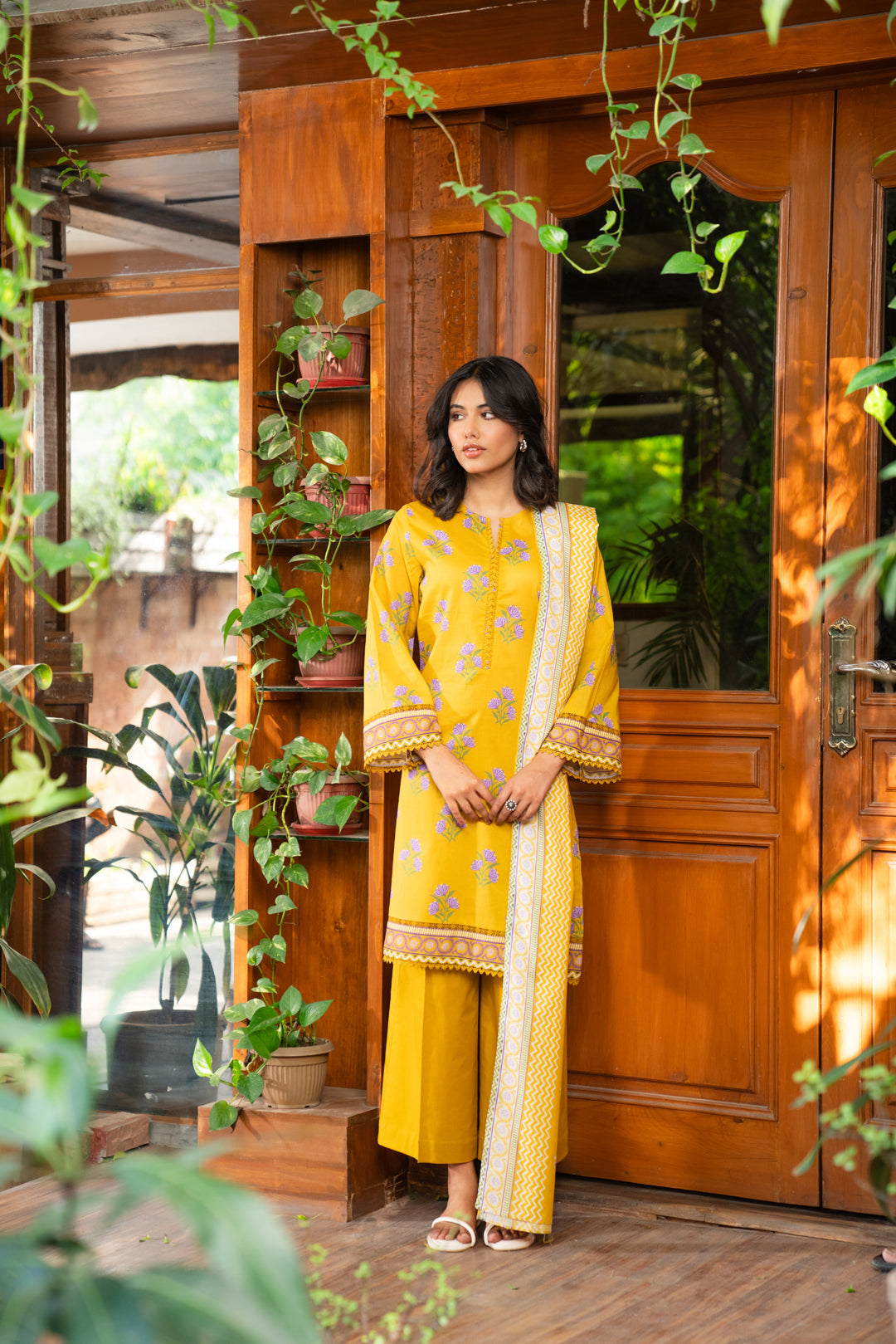 3 Piece Printed Lawn Suit Beena