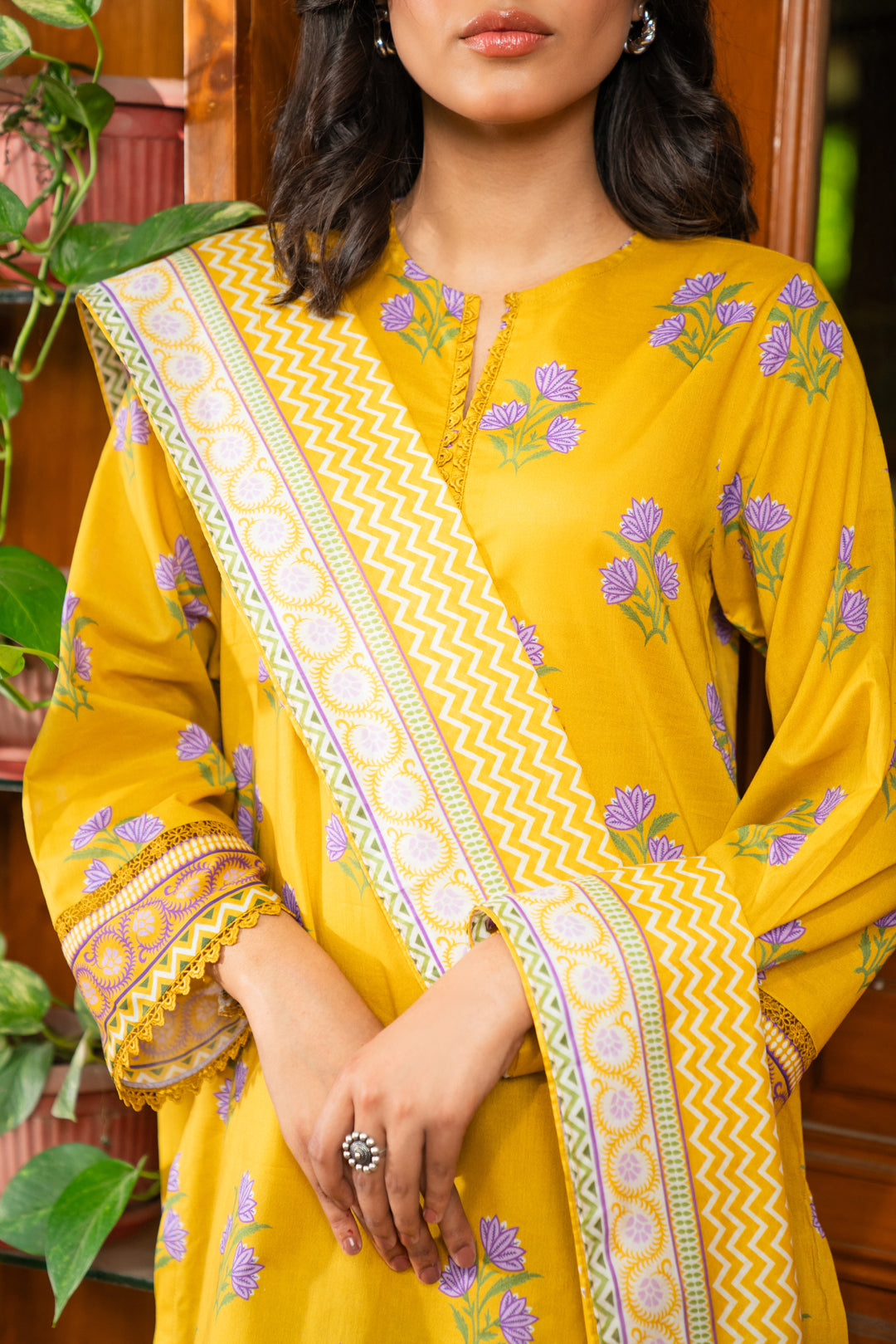 3 Piece Printed Lawn Suit Beena