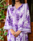 3 Piece Printed Lawn Suit Beena