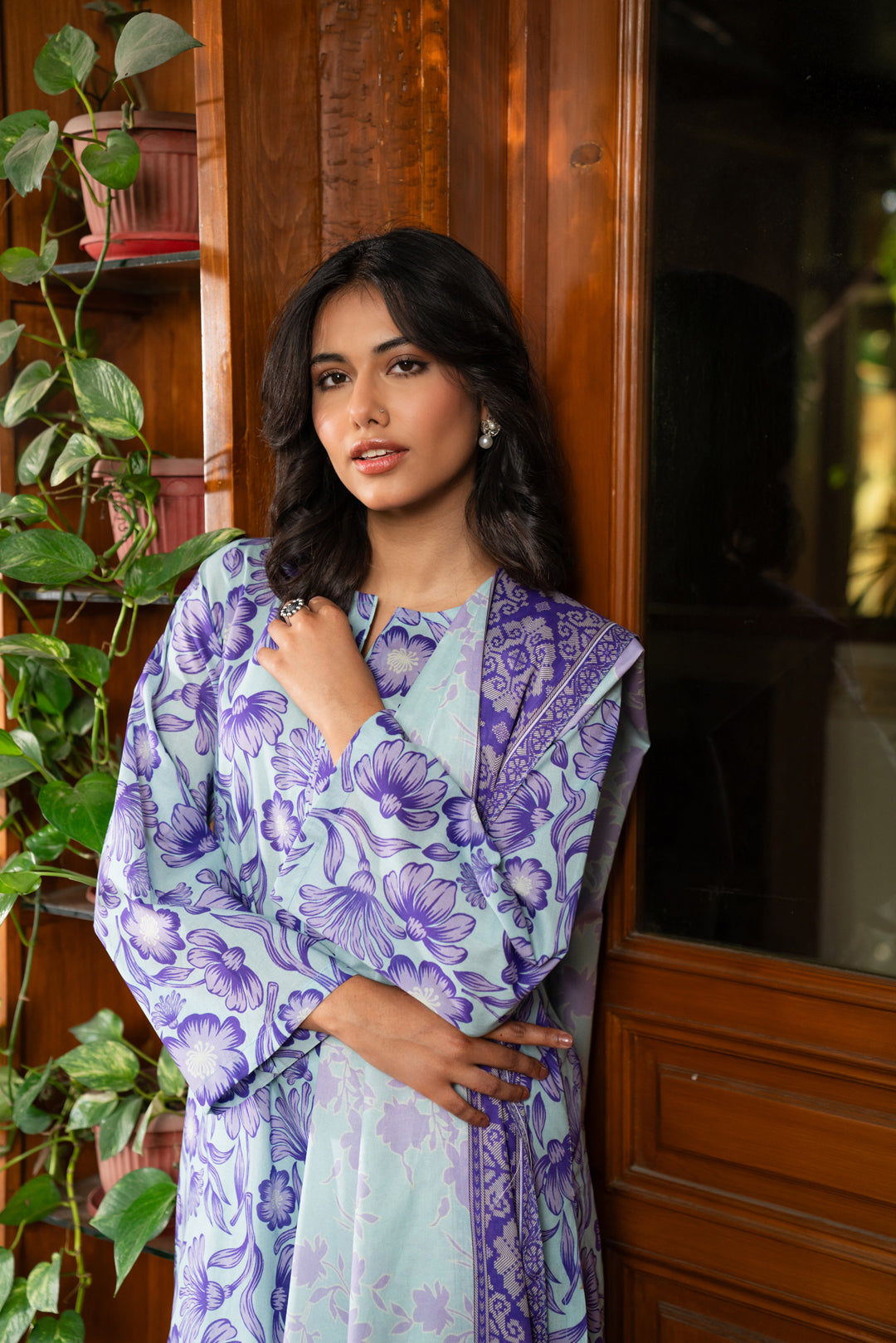 3 Piece Printed Lawn Suit Beena