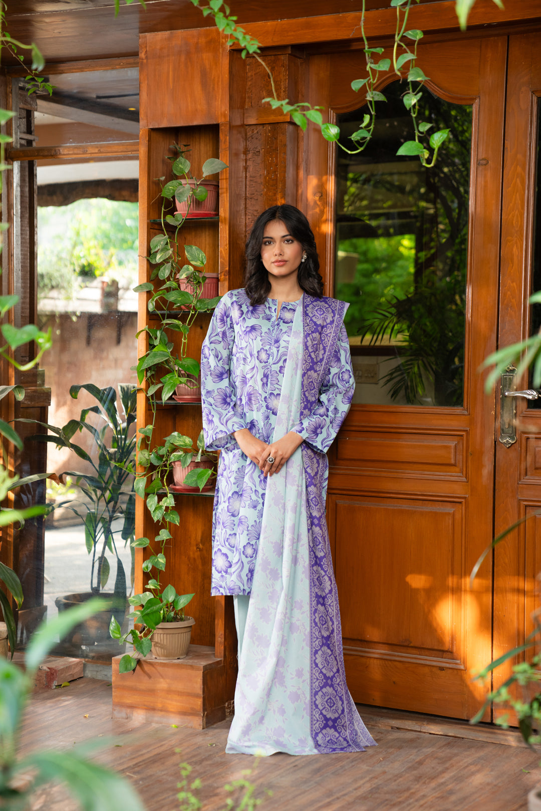 3 Piece Printed Lawn Suit Beena