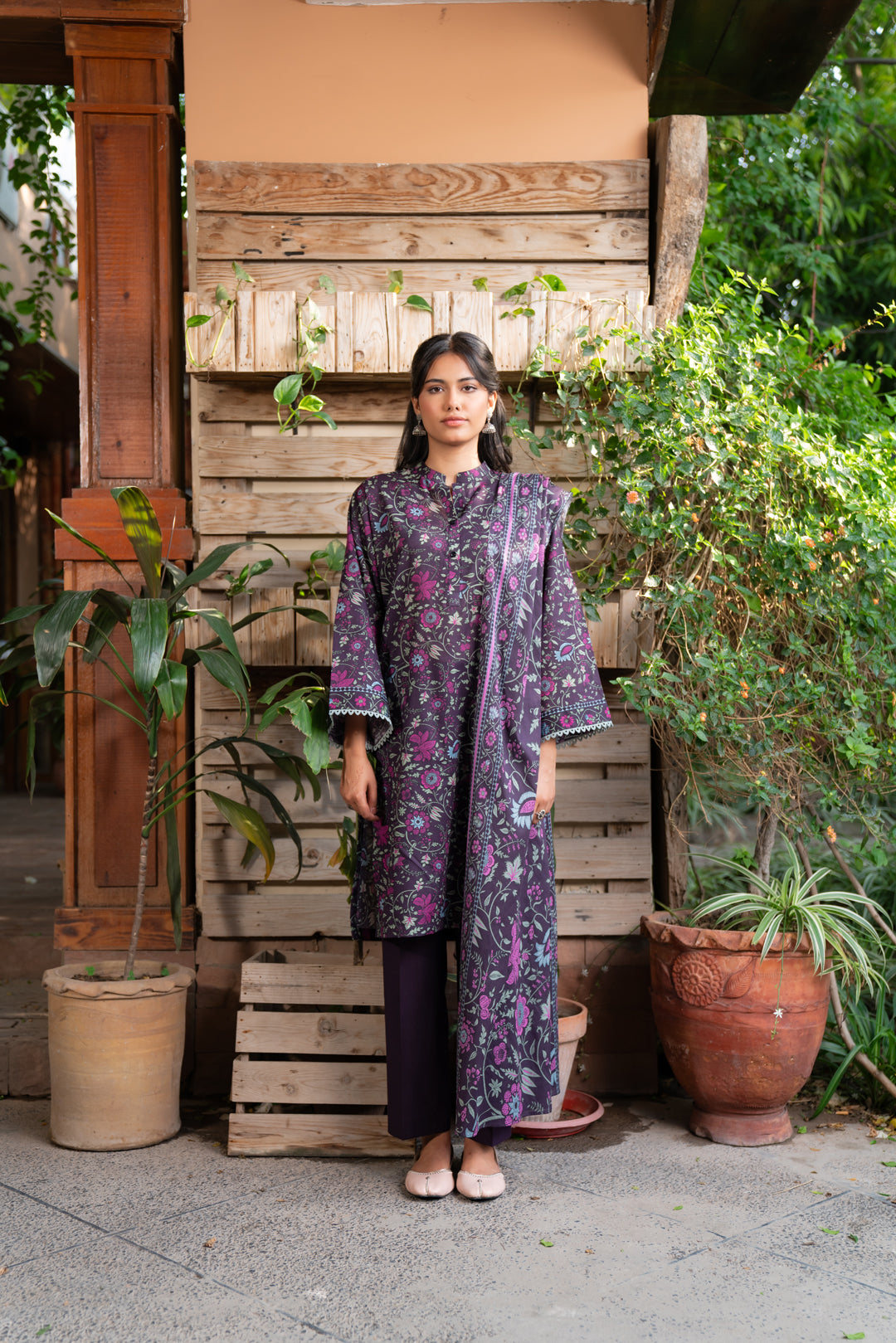 3 Piece Printed Lawn Suit Beena