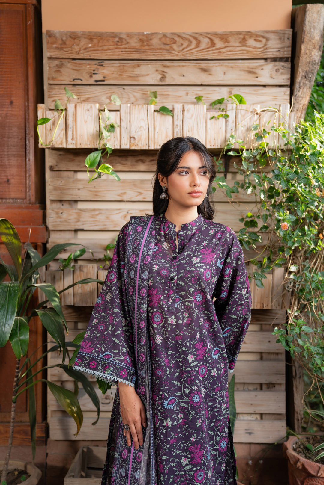 3 Piece Printed Lawn Suit Beena
