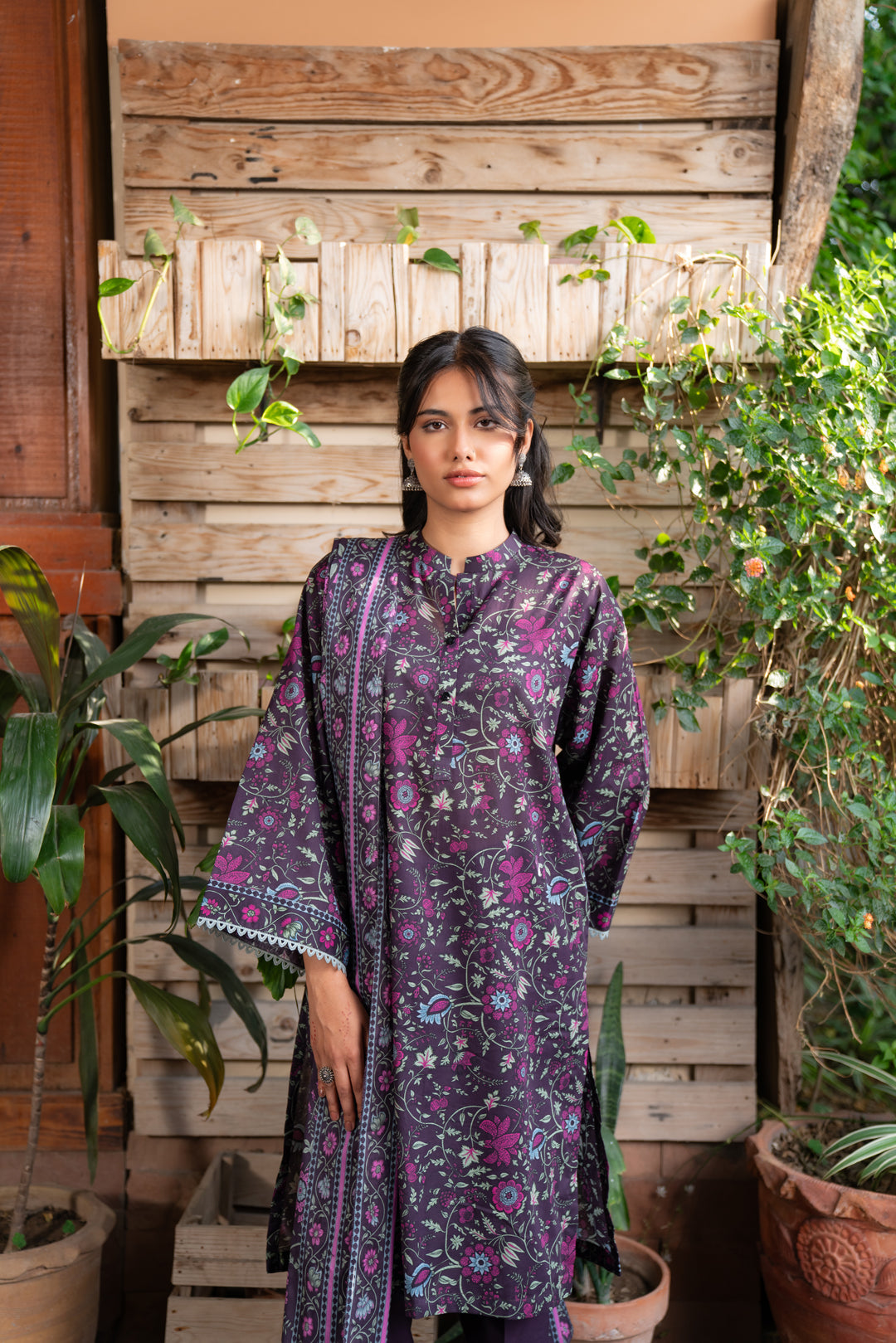 3 Piece Printed Lawn Suit Beena