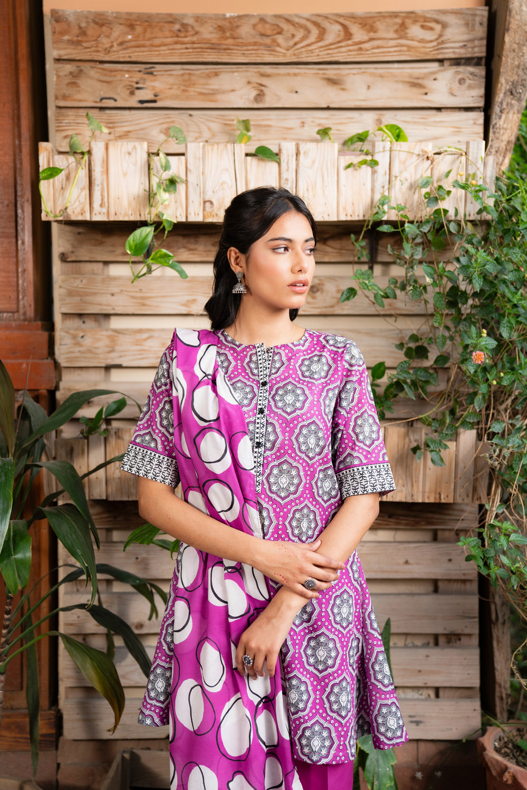 3 Piece Printed Lawn Suit Beena
