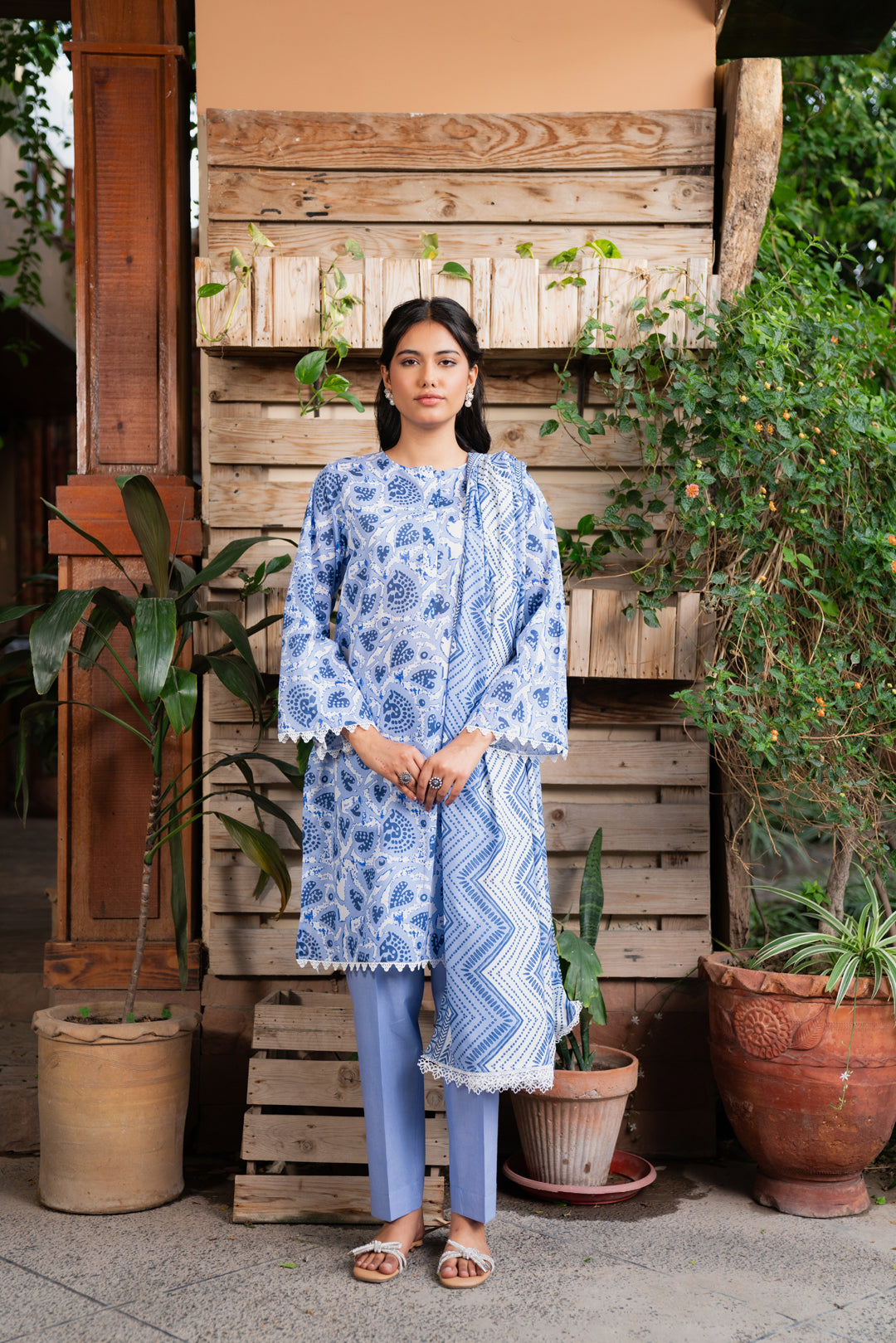 3 Piece Printed Lawn Suit Beena