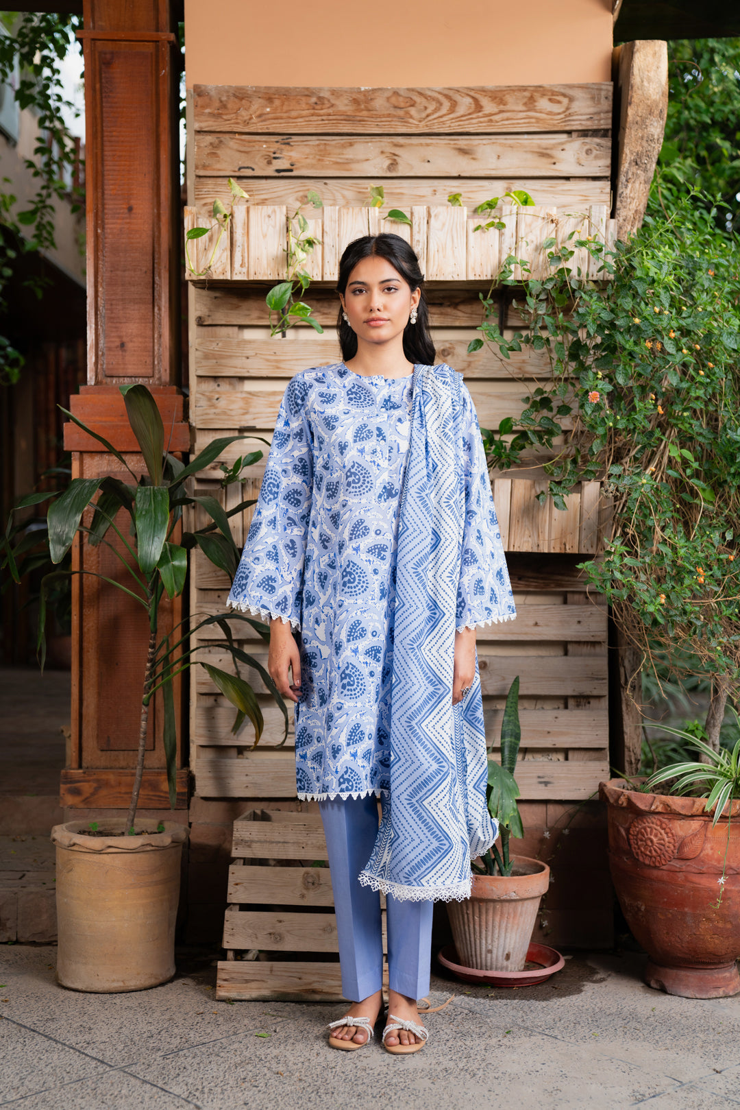 3 Piece Printed Lawn Suit Beena