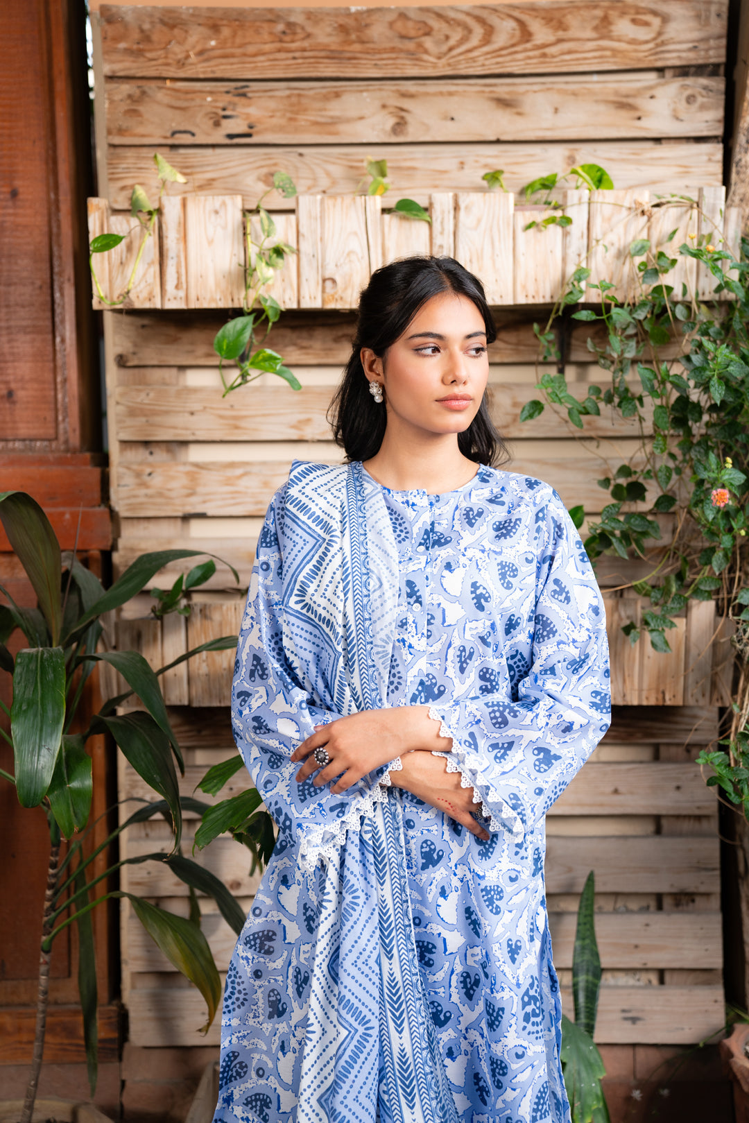 3 Piece Printed Lawn Suit Beena