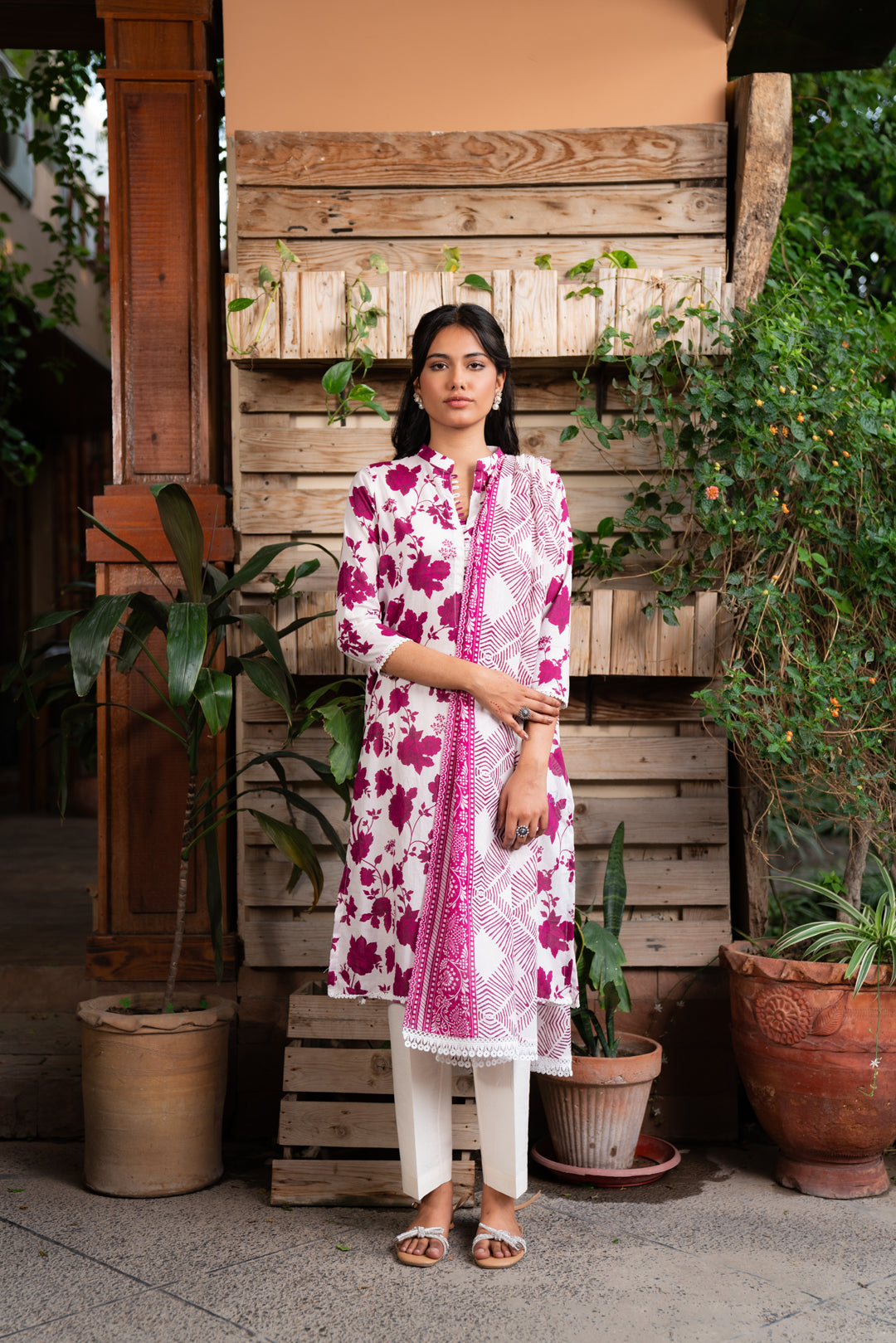 3 Piece Printed Lawn Suit Beena