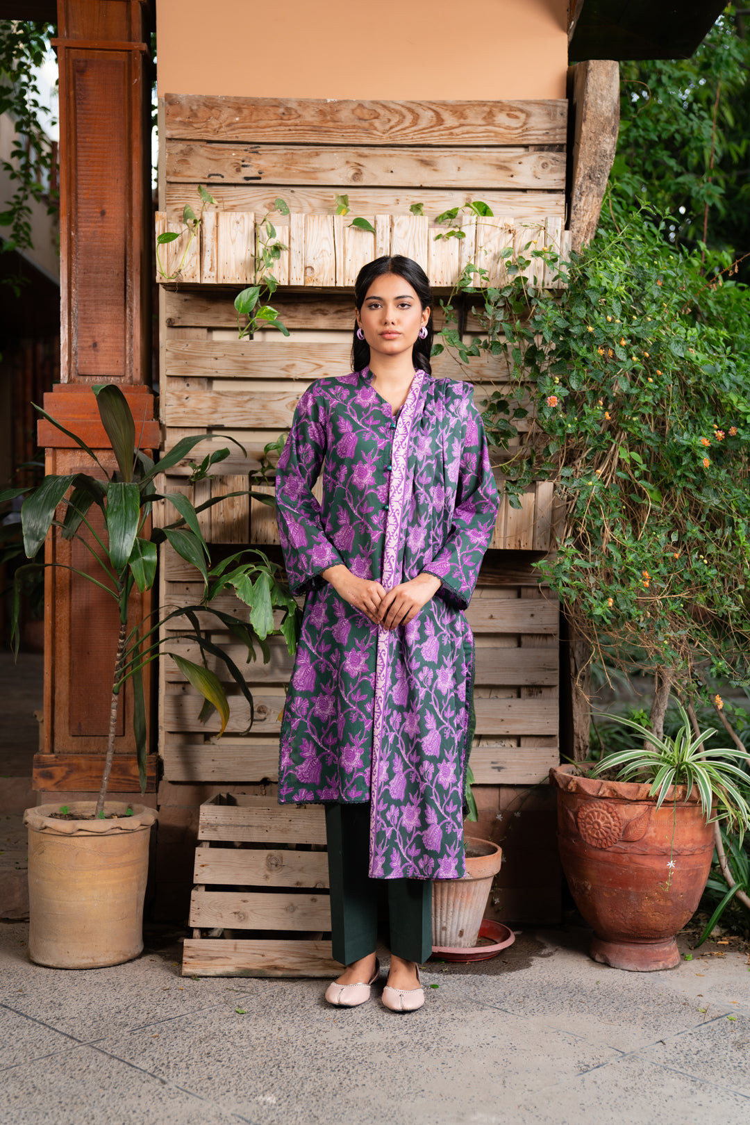 3 Piece Printed Lawn Suit Beena