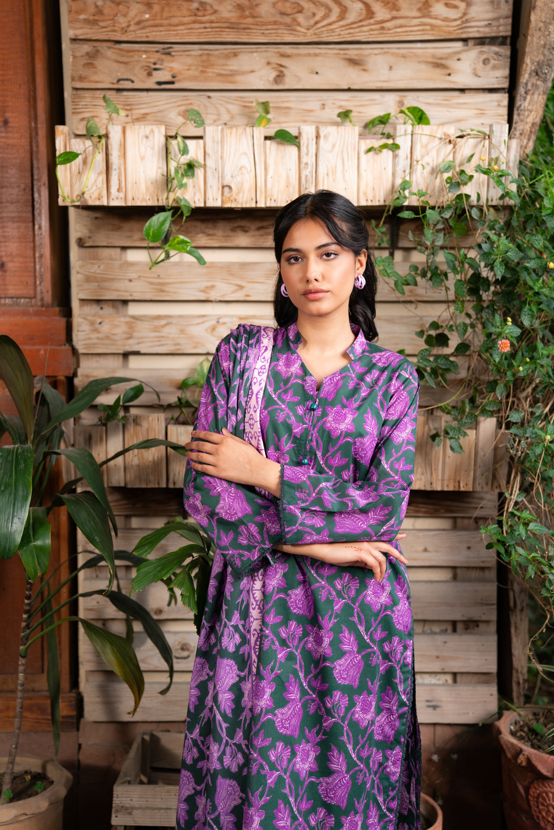 3 Piece Printed Lawn Suit Beena