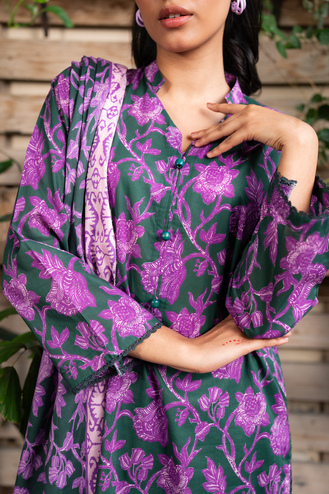3 Piece Printed Lawn Suit Beena