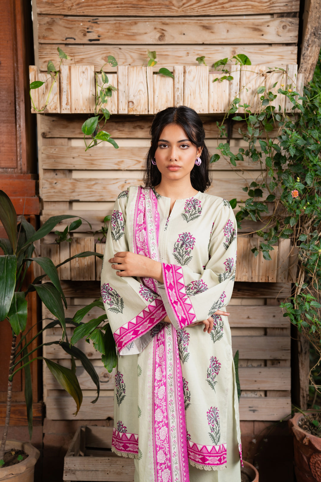 3 Piece Printed Lawn Suit Beena