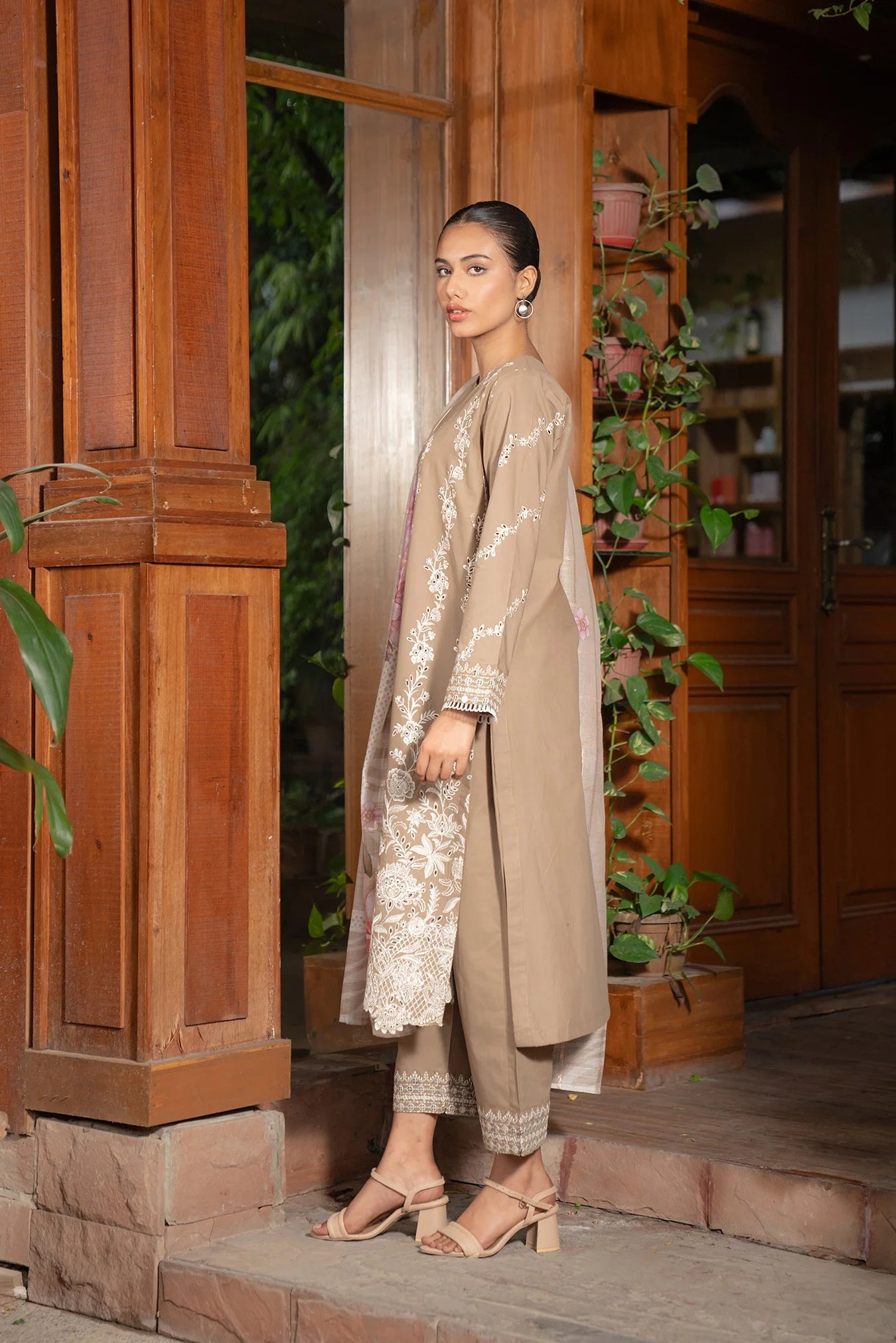 3 Piece Embroidered Lawn Suit Pret SS - 25