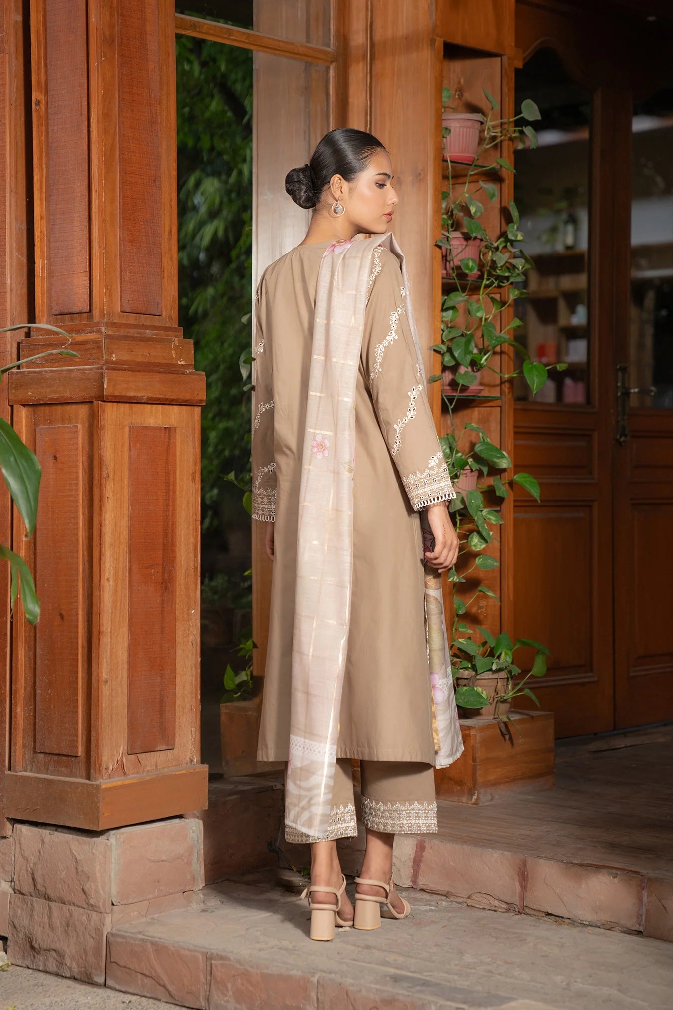 3 Piece Embroidered Lawn Suit Pret SS - 25
