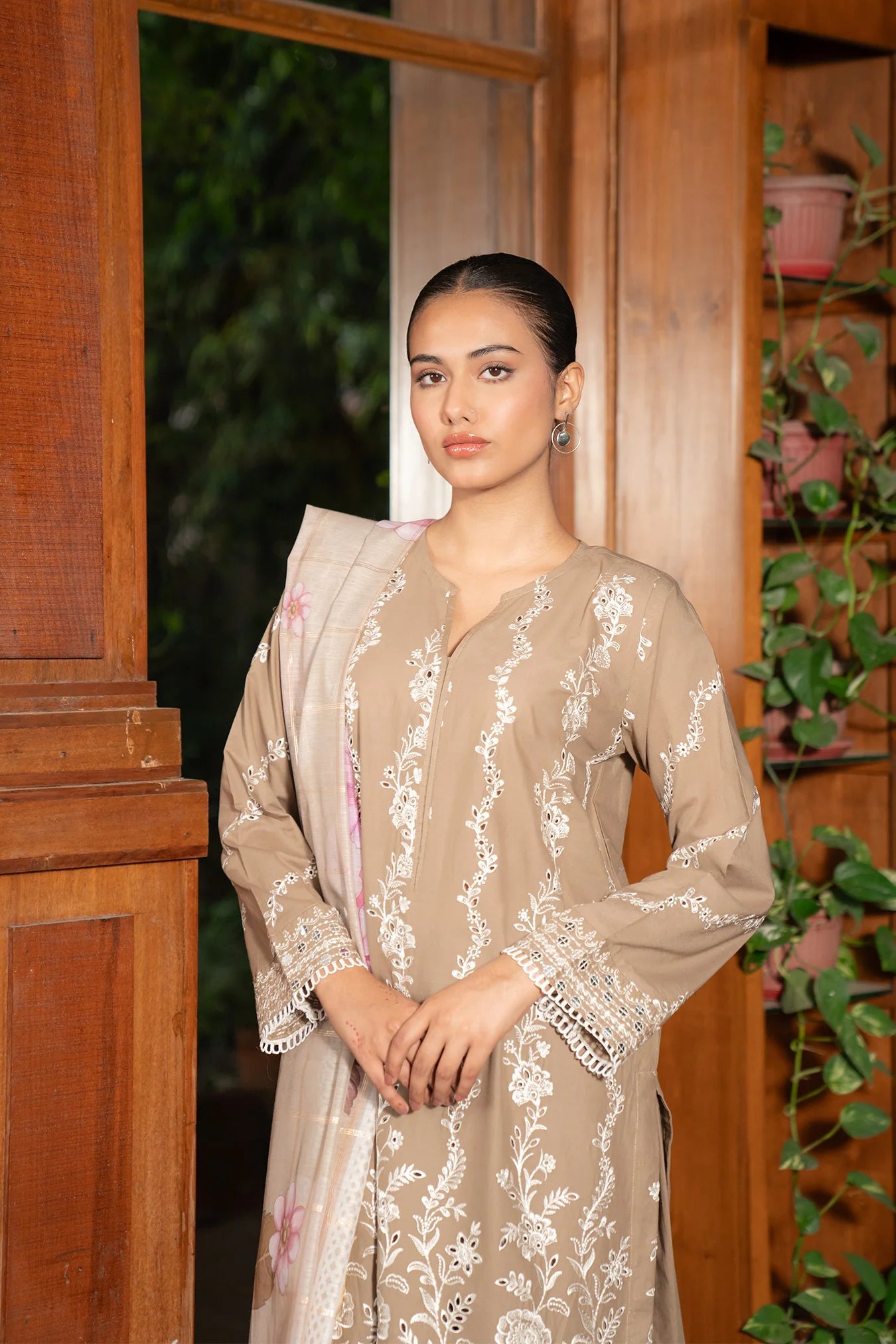 3 Piece Embroidered Lawn Suit Pret SS - 25