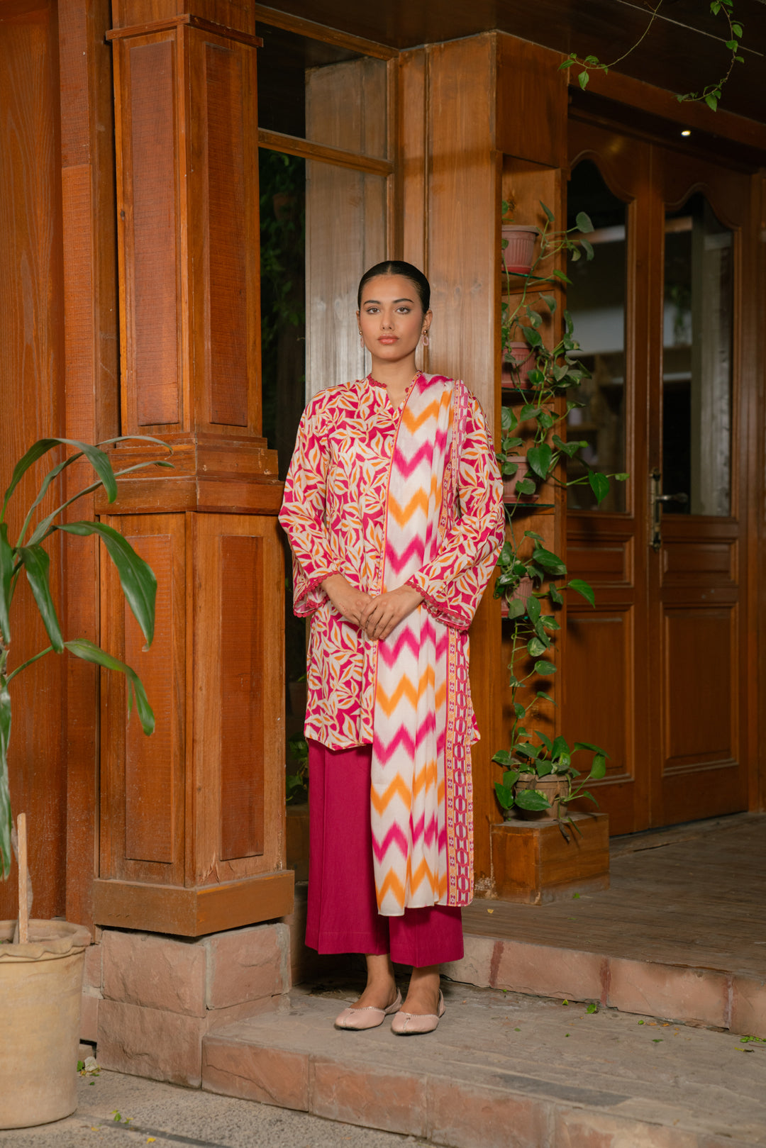 3 Piece Printed Lawn Suit Beena
