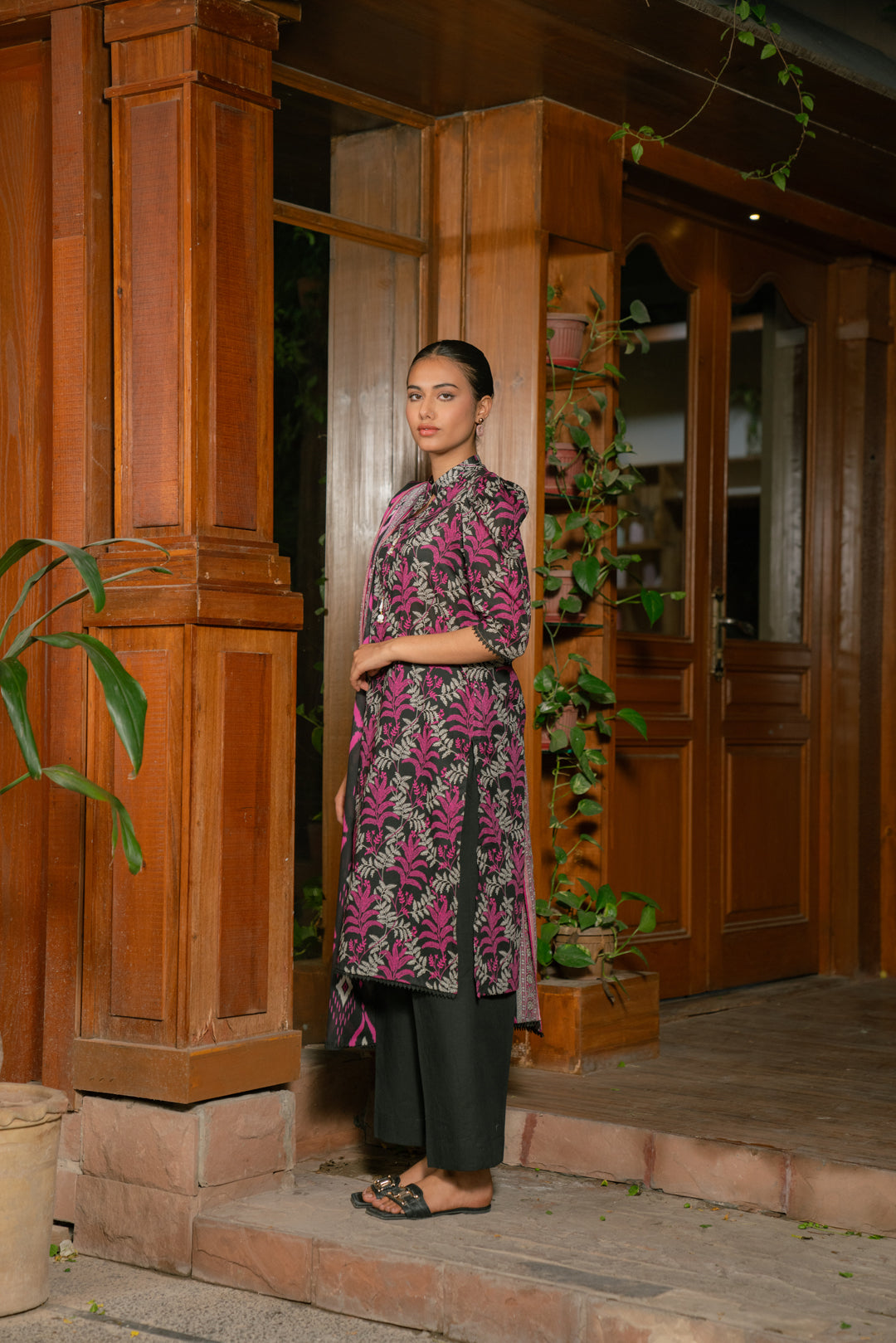 3 Piece Printed Lawn Suit Beena